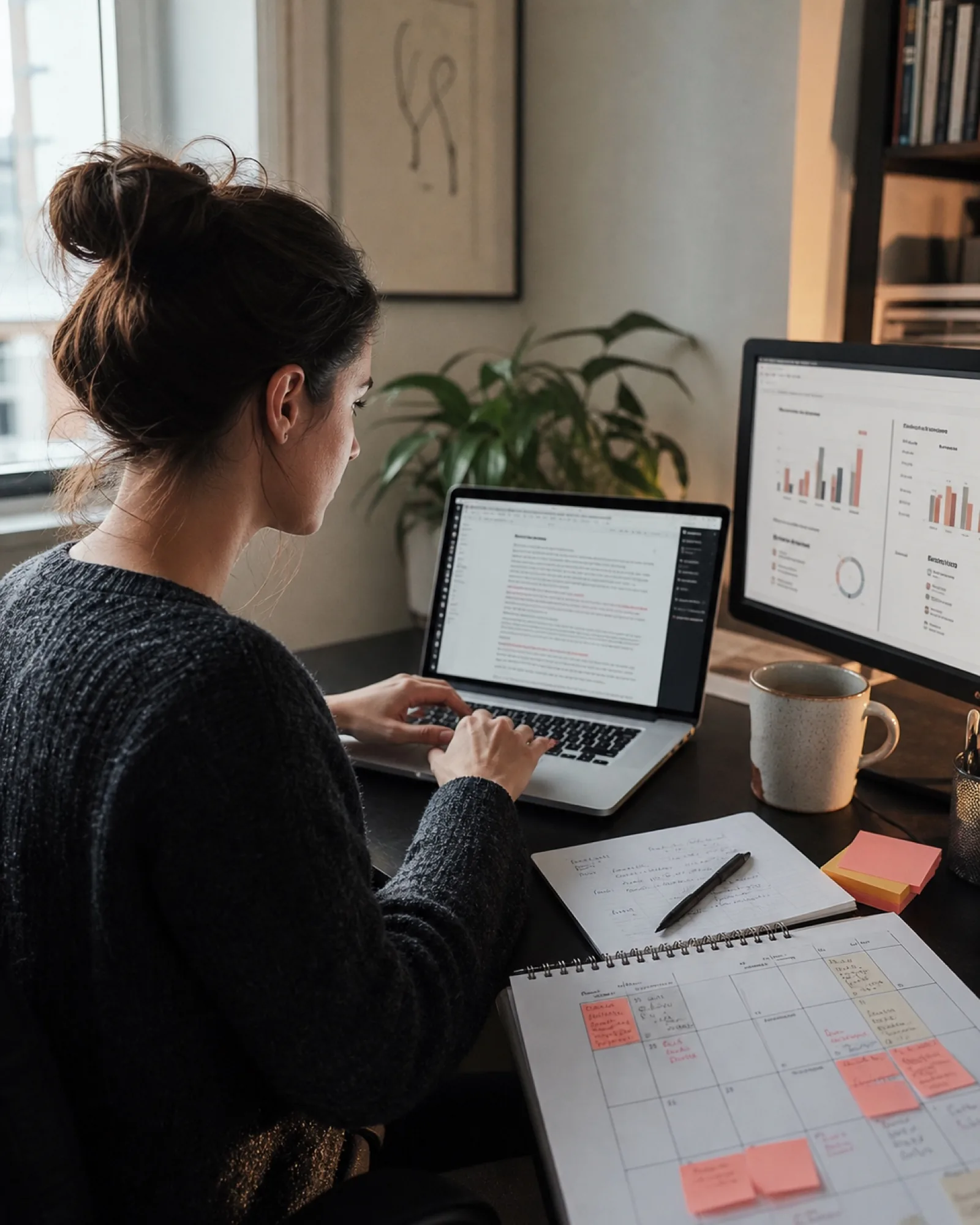 Designing visuals for an article