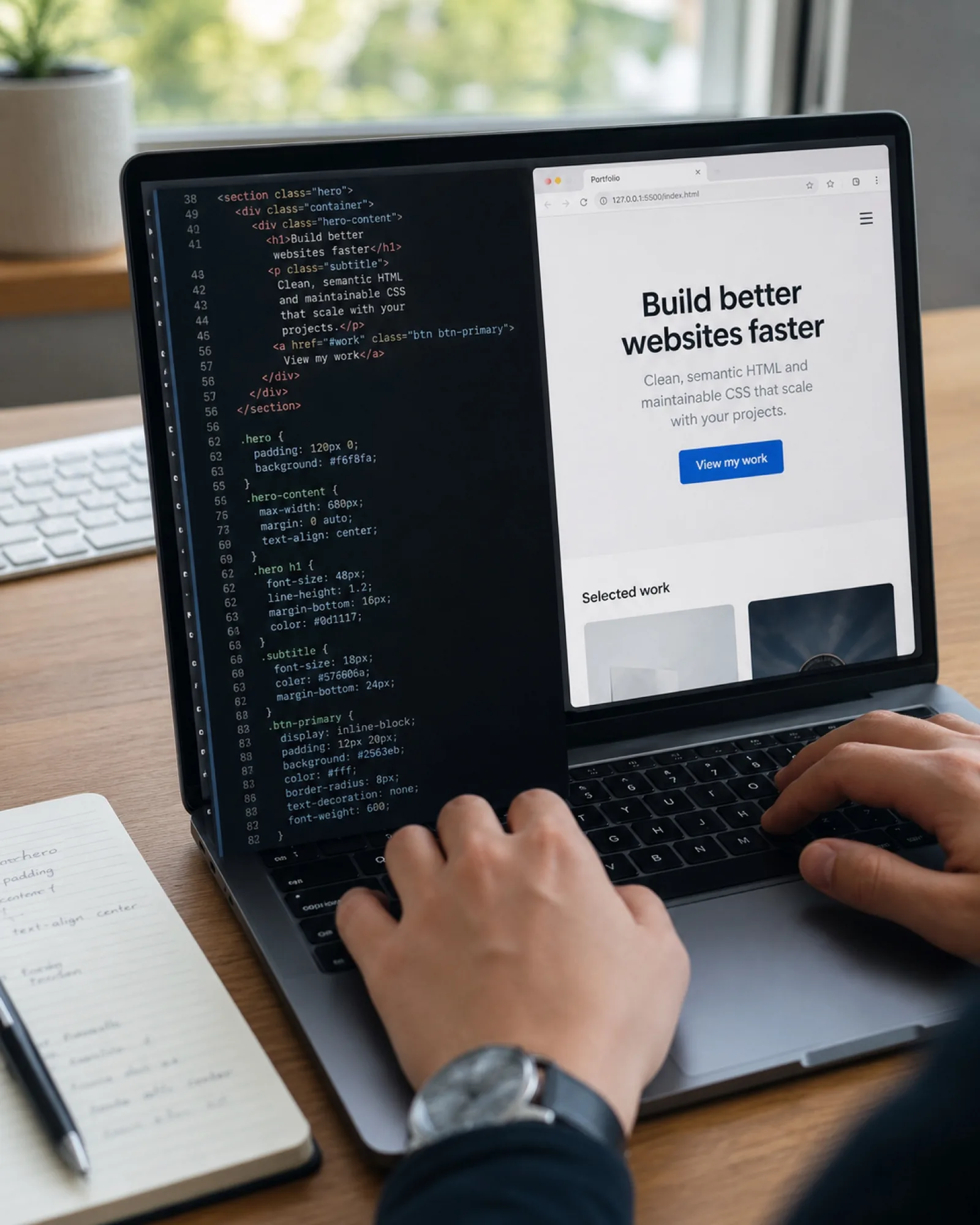 Codelabs designers planning a responsive layout